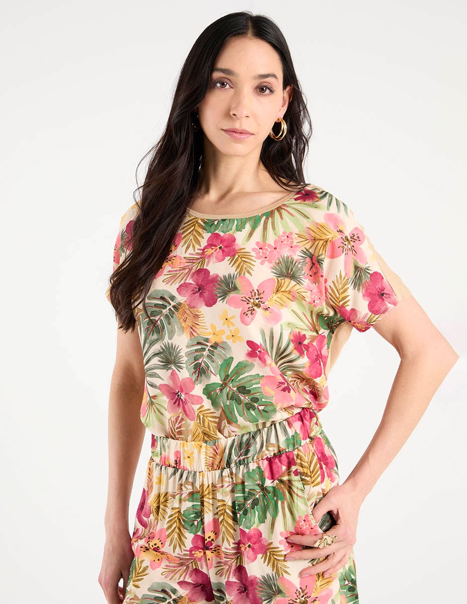 Blusa manga corta para mujer 1