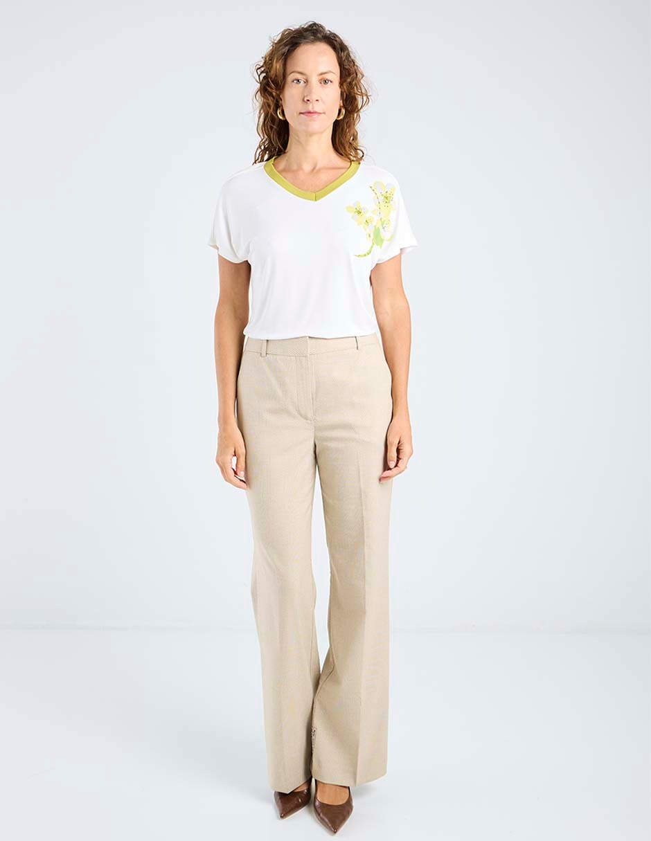 Blusa manga corta para mujer 8