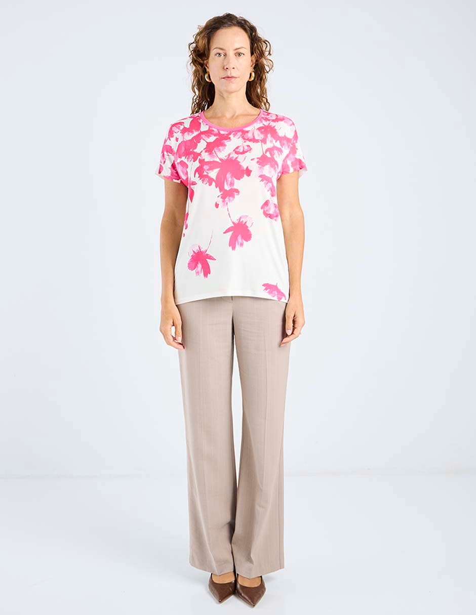 Blusa manga corta para mujer 7