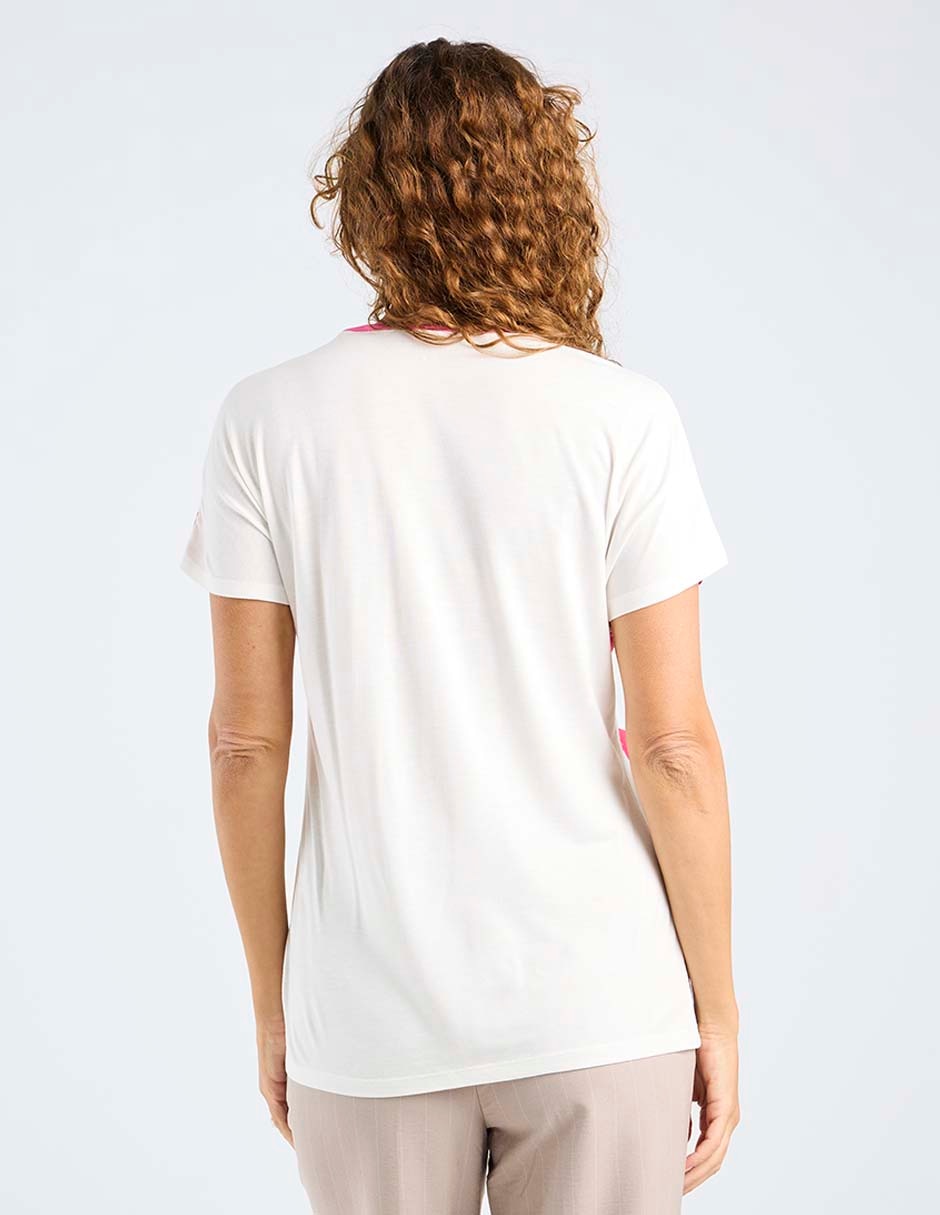 Blusa manga corta para mujer 11