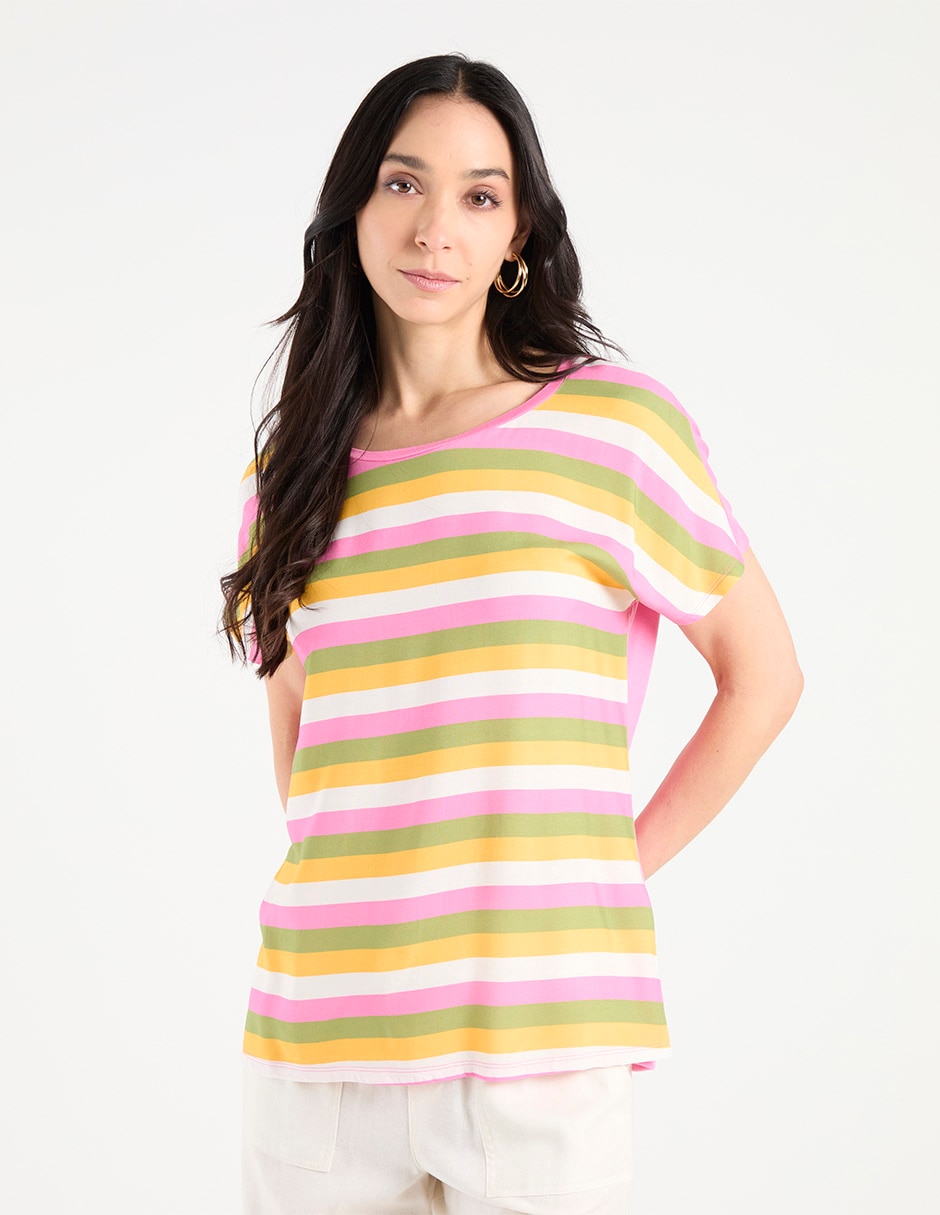 Blusa manga corta para mujer 1