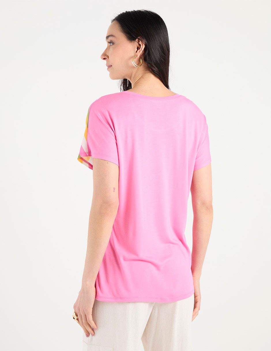 Blusa manga corta para mujer 6