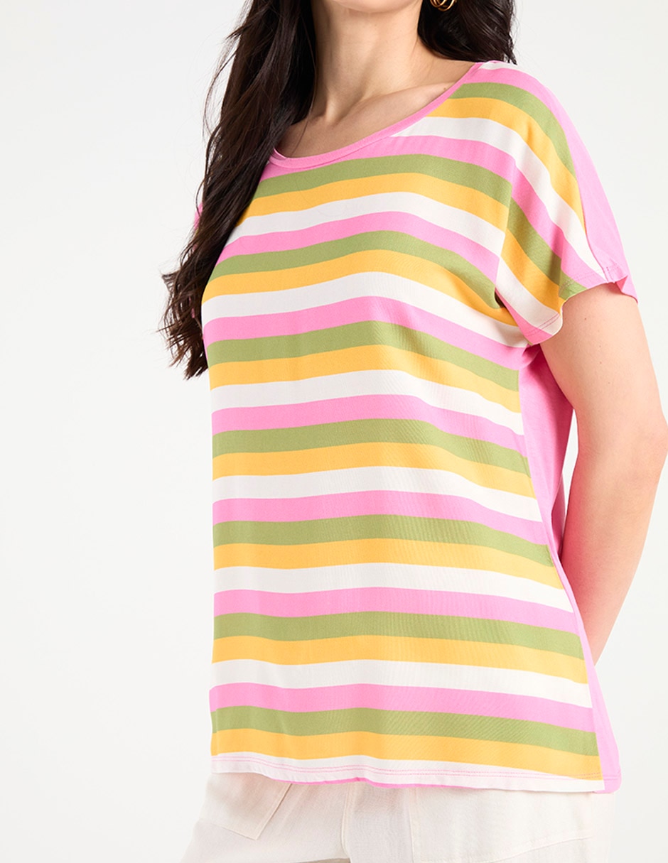 Blusa manga corta para mujer 9