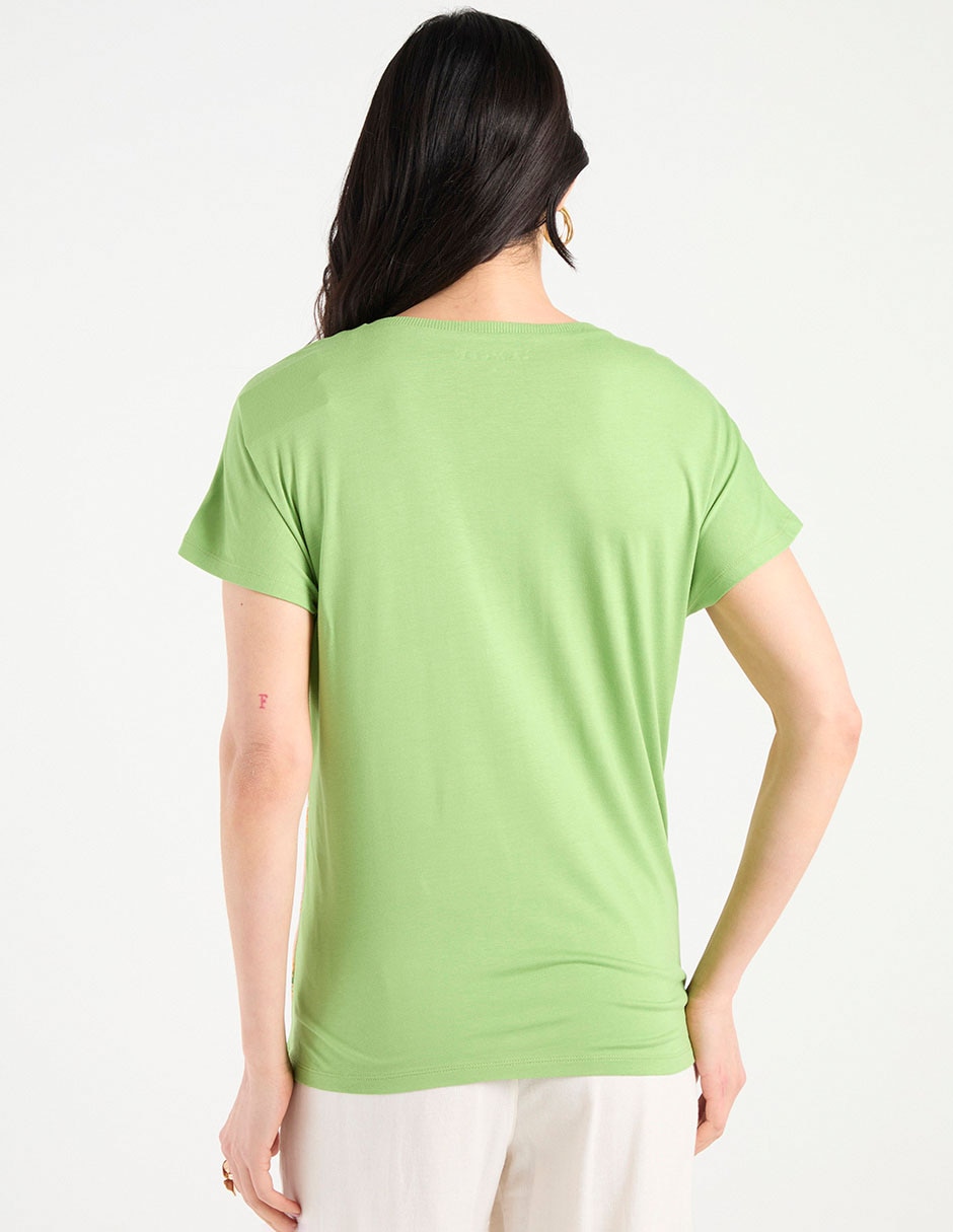 Blusa manga corta para mujer 9