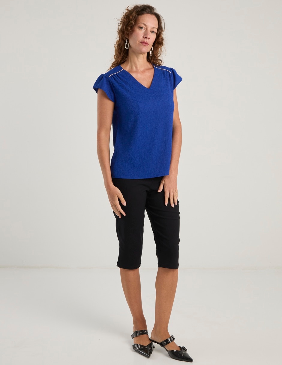Blusa manga corta para mujer 9
