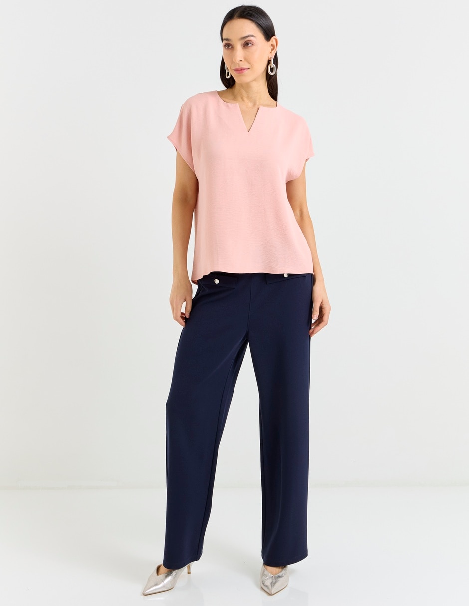 Pantalón de vestir regular para mujer