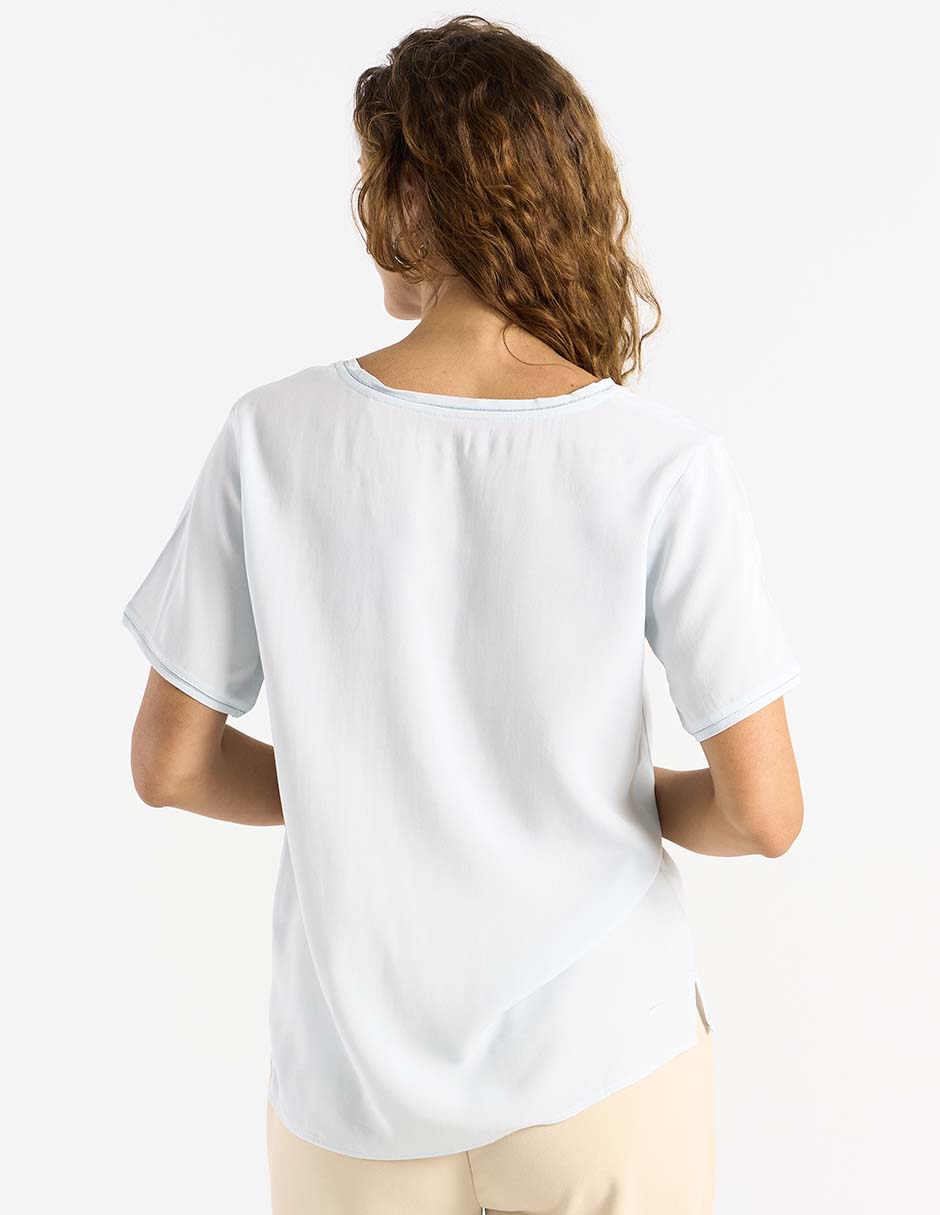 Blusa La Mode manga corta para mujer
