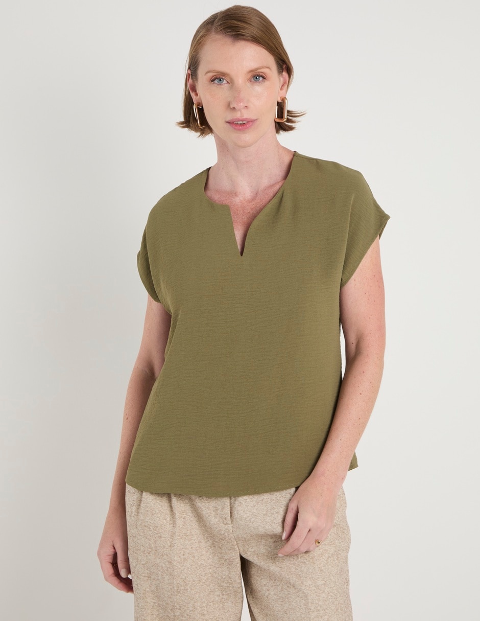 Blusa La Mode manga corta para mujer 1