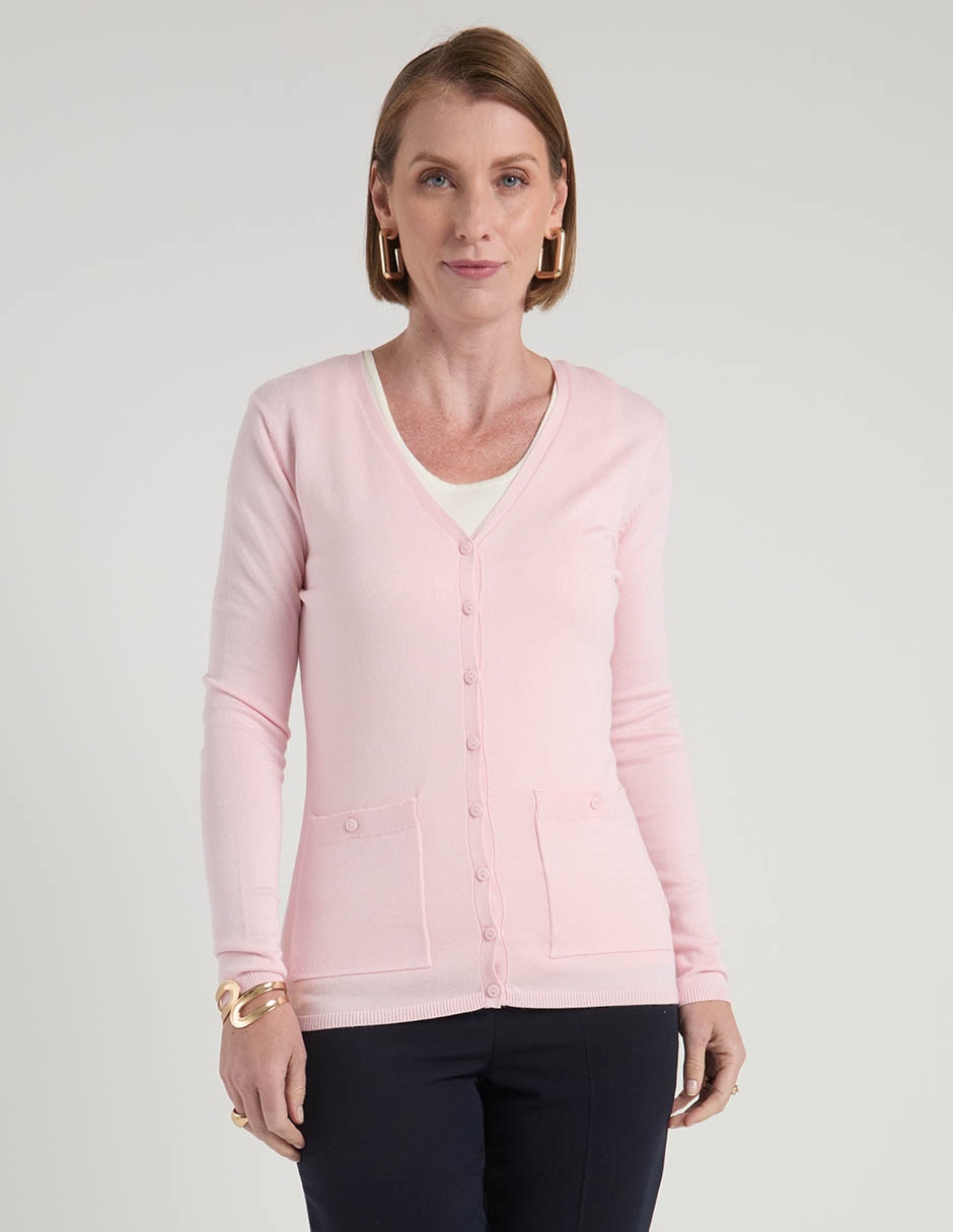Suéter cuello V para mujer 5