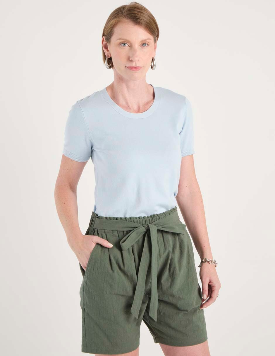 Suéter cuello redondo para mujer Suéter cuello redondo para mujer