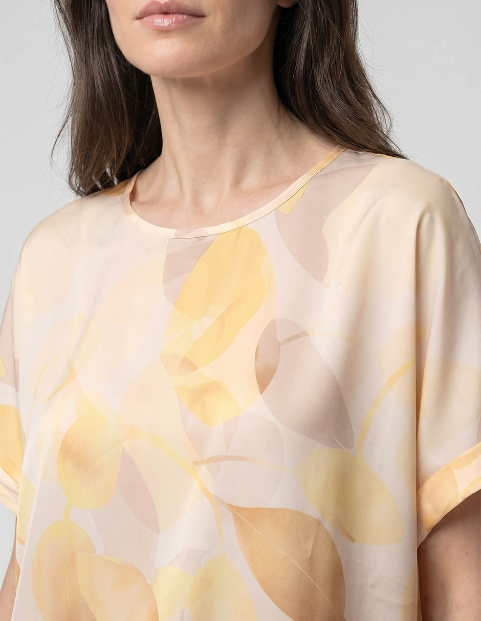 Blusa La Mode manga corta para mujer