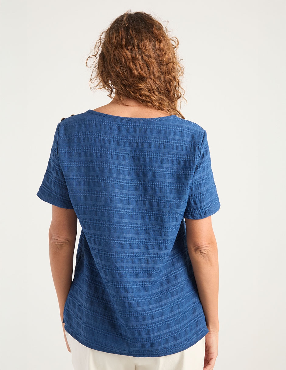 Blusa manga corta para mujer 11