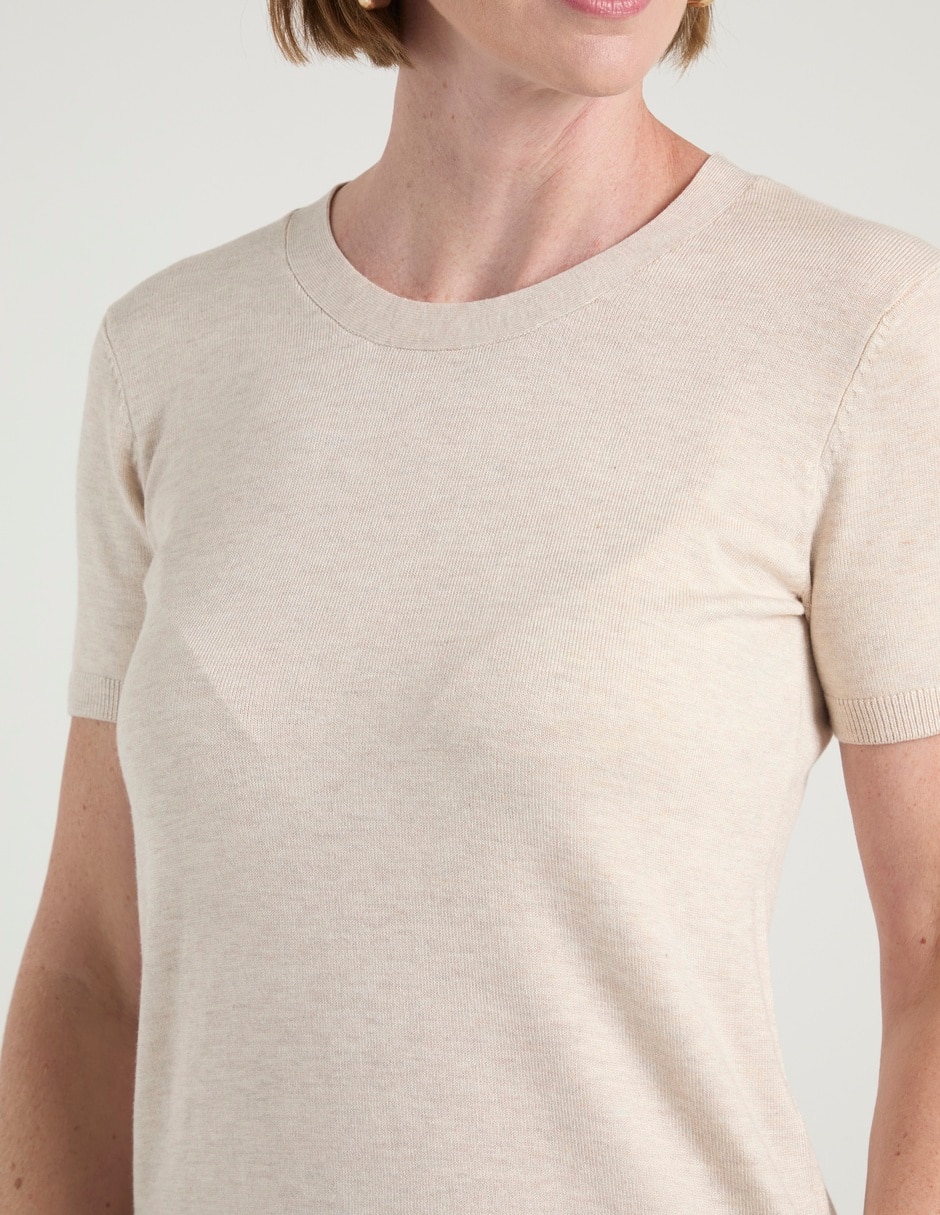 Blusa La Mode manga corta para mujer