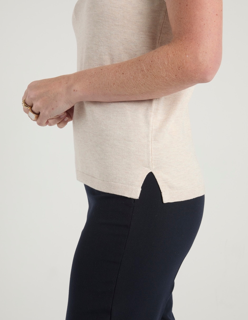 Blusa La Mode manga corta para mujer