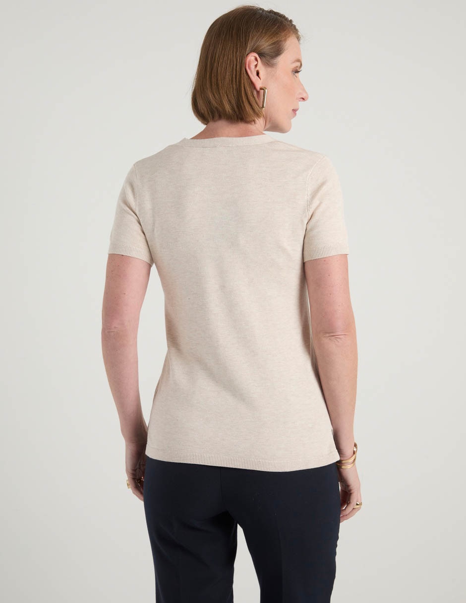 Blusa La Mode manga corta para mujer