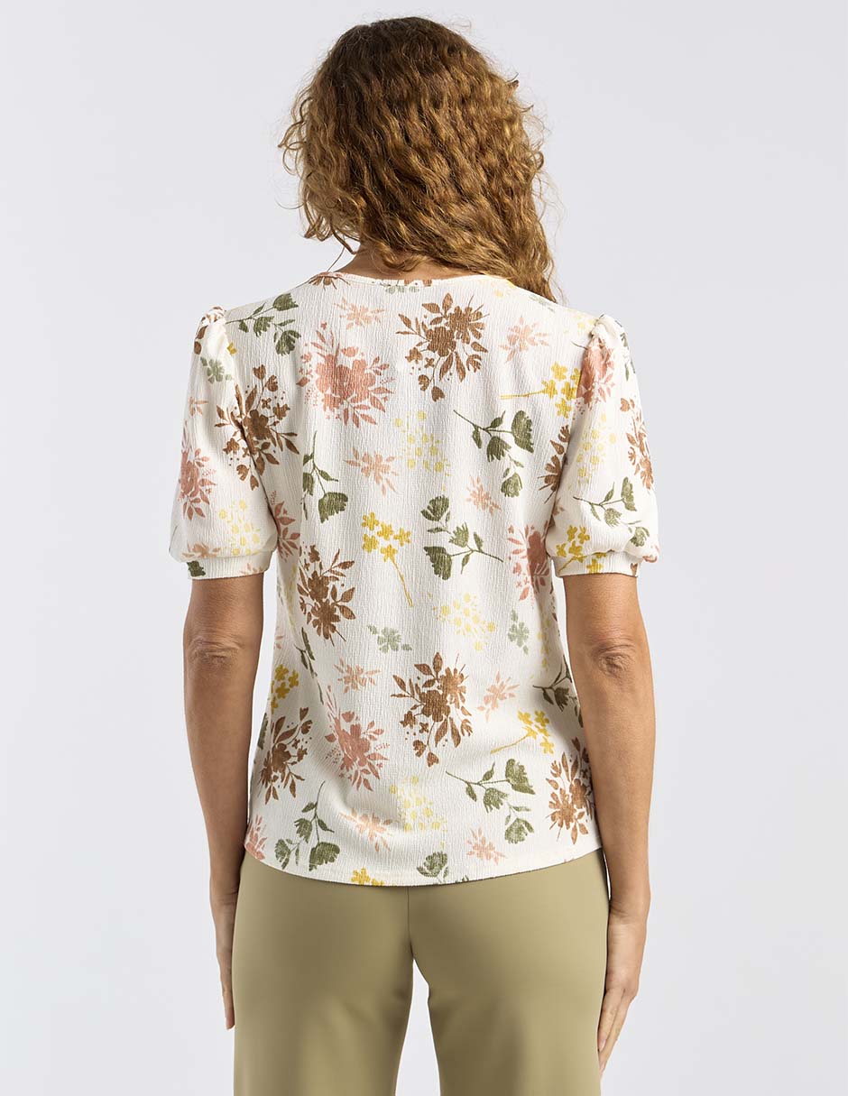 Blusa La Mode manga corta para mujer