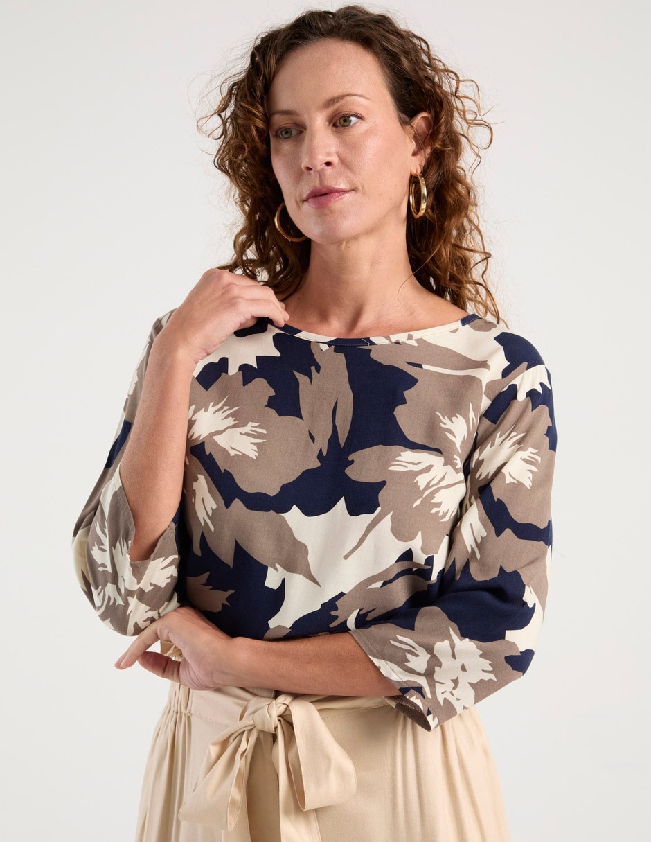 Blusa manga 3/4 para mujer 1