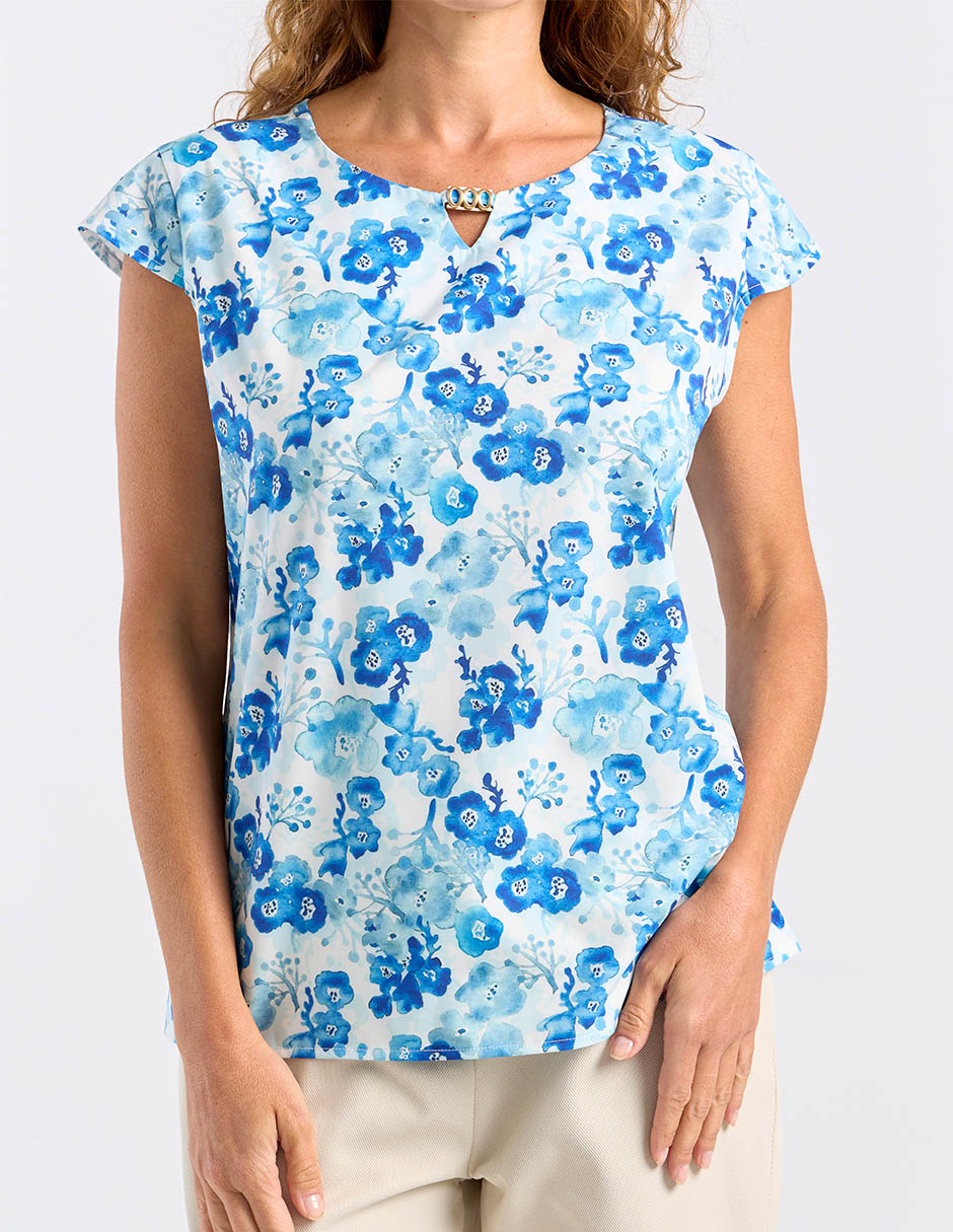 Blusa manga corta para mujer 10
