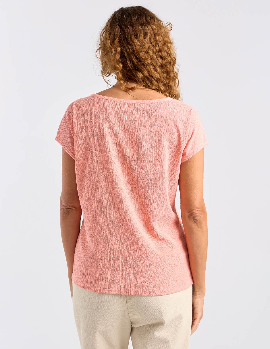 Blusa manga corta para mujer 11