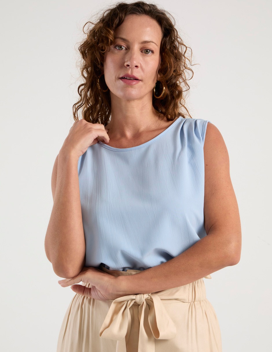 Blusa manga corta para mujer 1