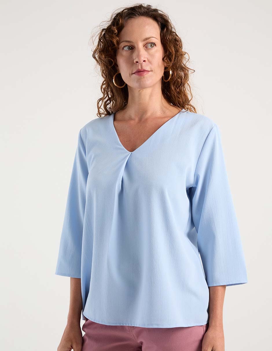 Blusa manga 3/4 para mujer 1