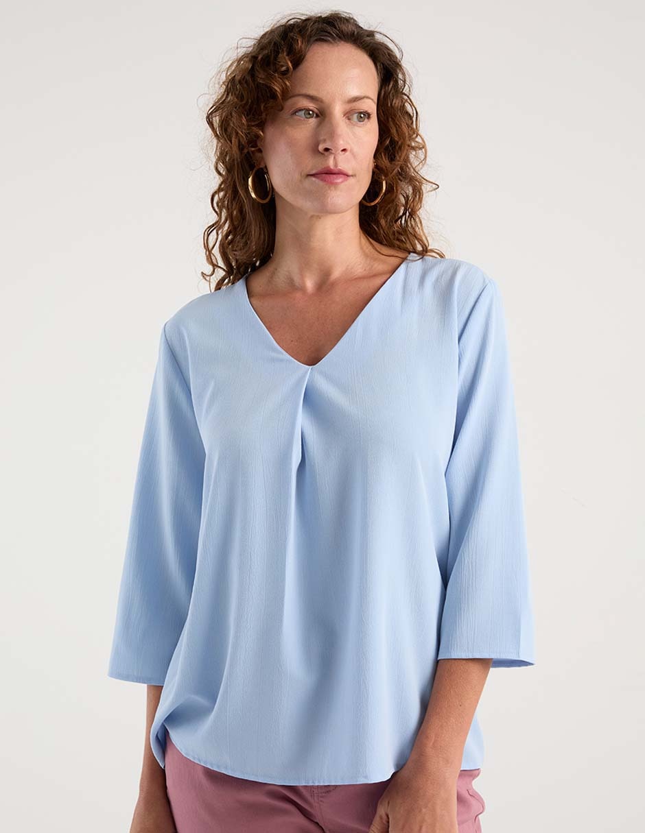 Blusa manga 3/4 para mujer 8