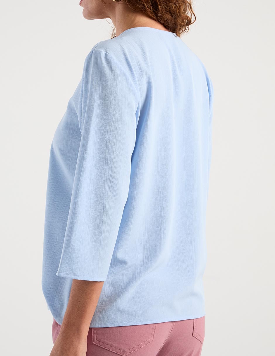 Blusa manga 3/4 para mujer 11
