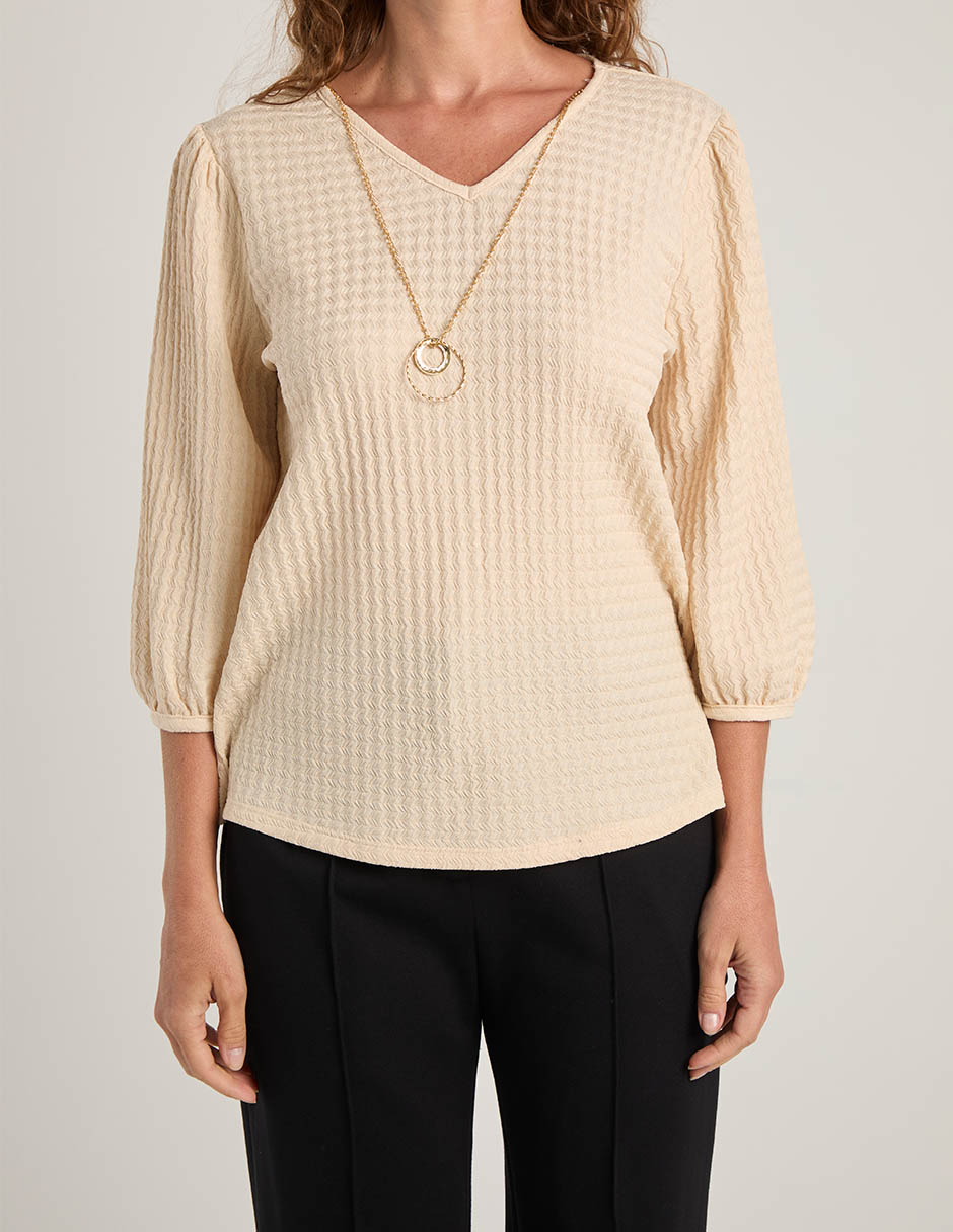 Blusa manga 3/4 para mujer 13