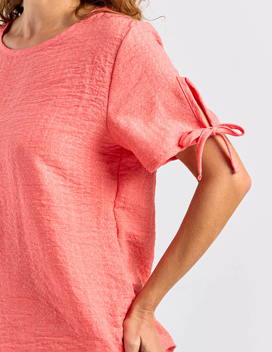 Blusa manga corta para mujer 8