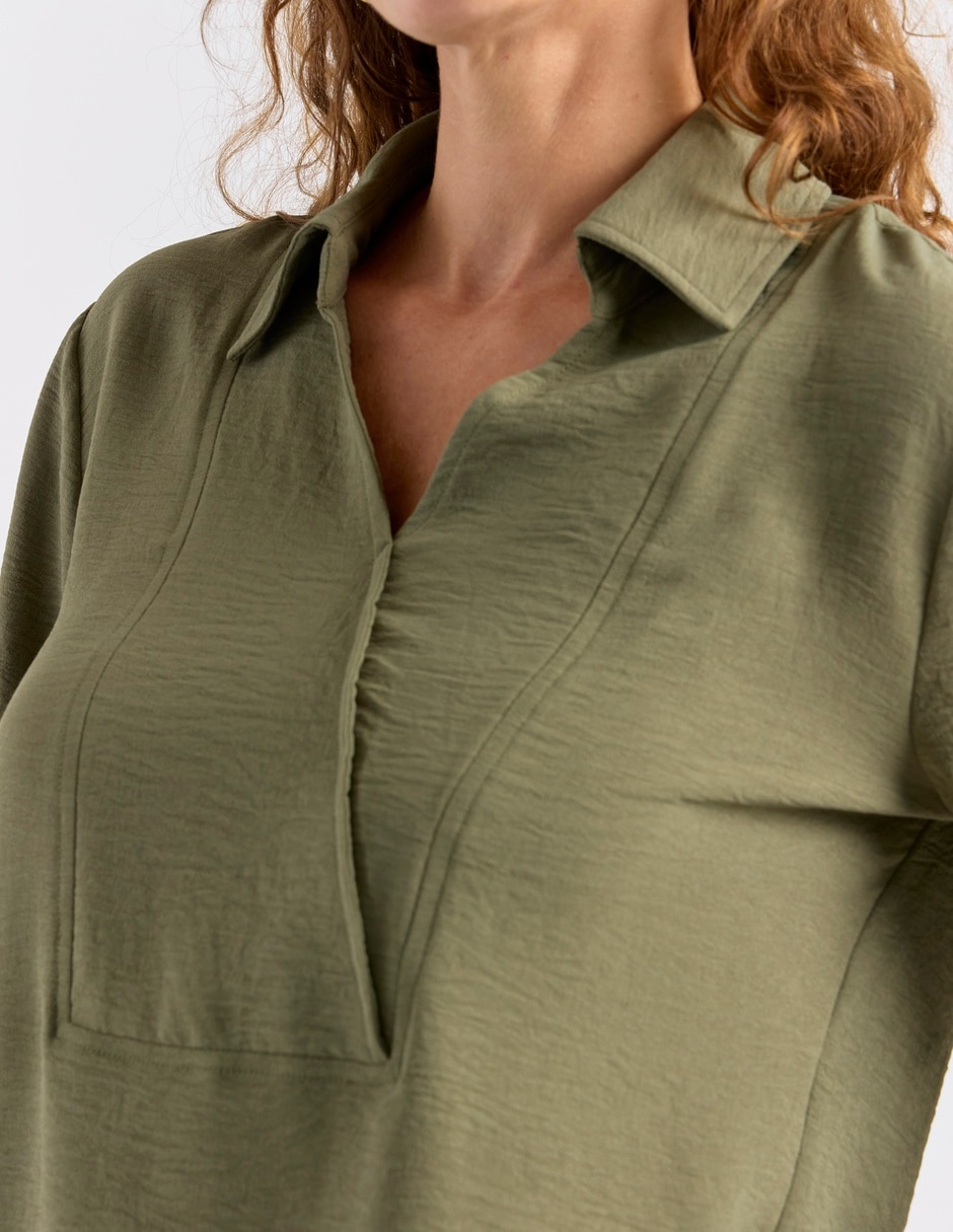 Blusa La Mode manga 3/4 para mujer 9