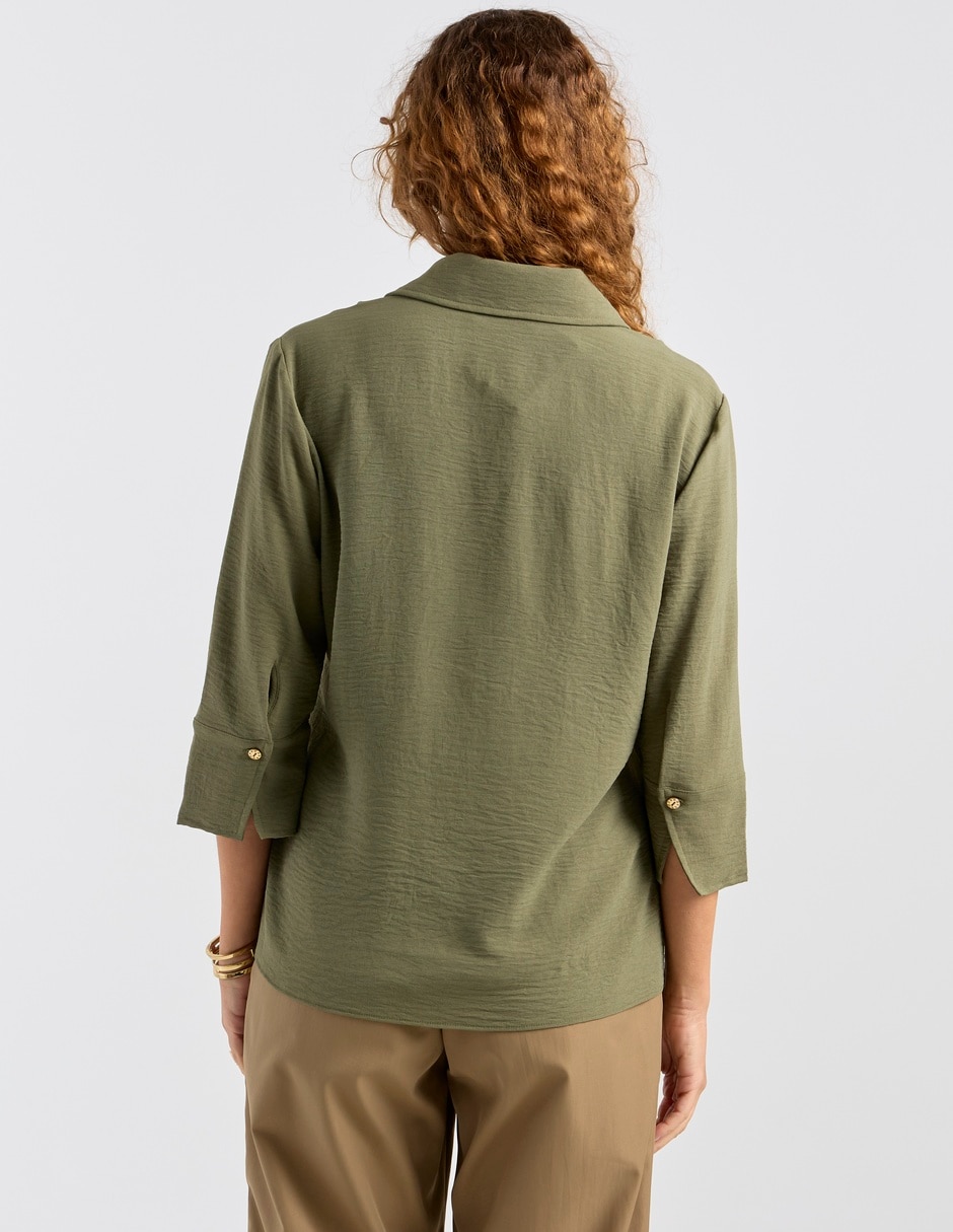 Blusa La Mode manga 3/4 para mujer 11