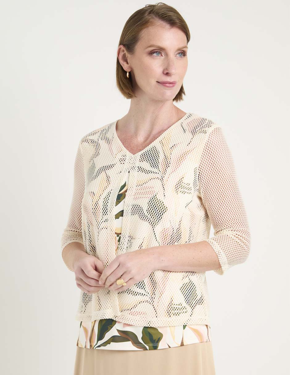Blusa manga 3/4 para mujer 7
