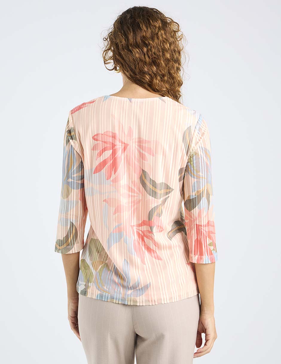 Blusa manga 3/4 para mujer 11