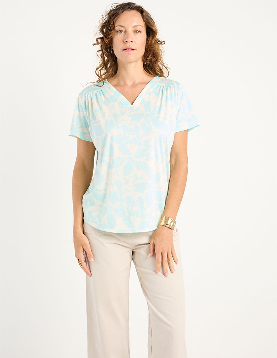 Blusa La Mode manga corta para mujer 1