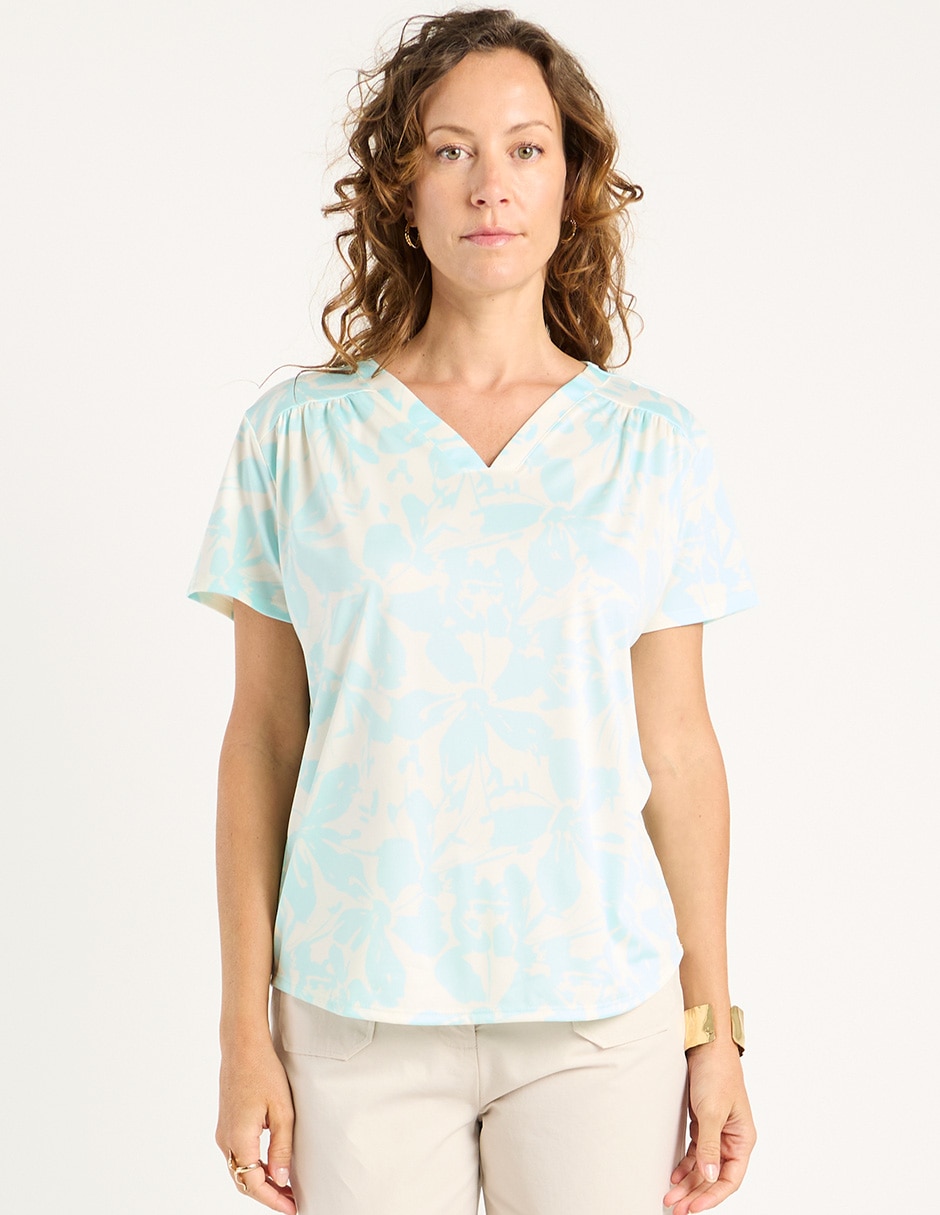 Blusa La Mode manga corta para mujer 7