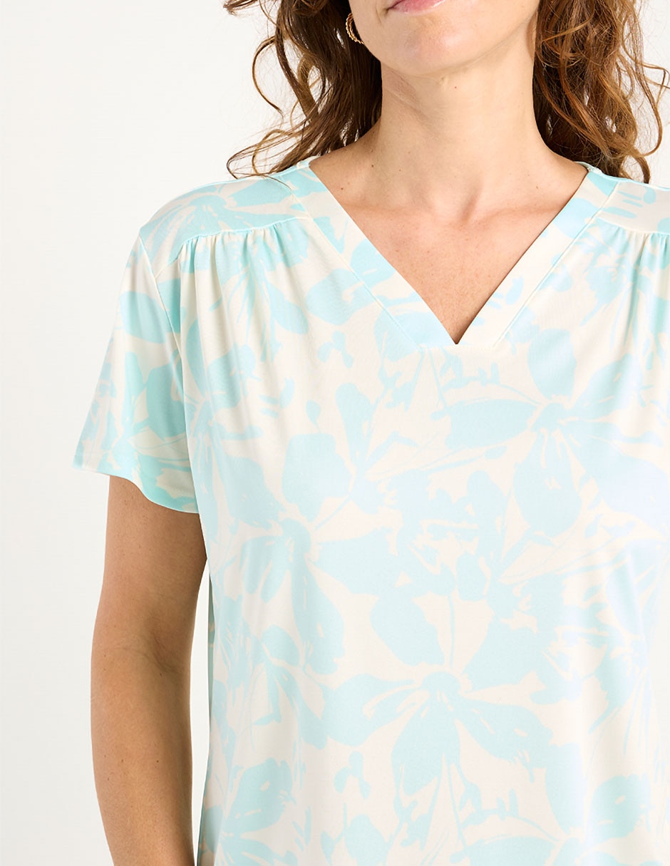 Blusa La Mode manga corta para mujer 9