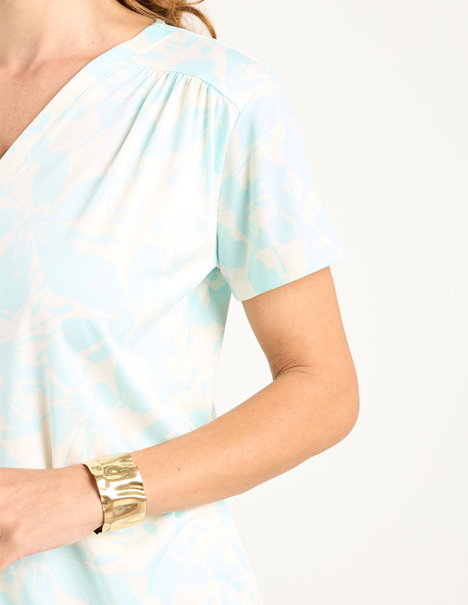 Blusa La Mode manga corta para mujer 10