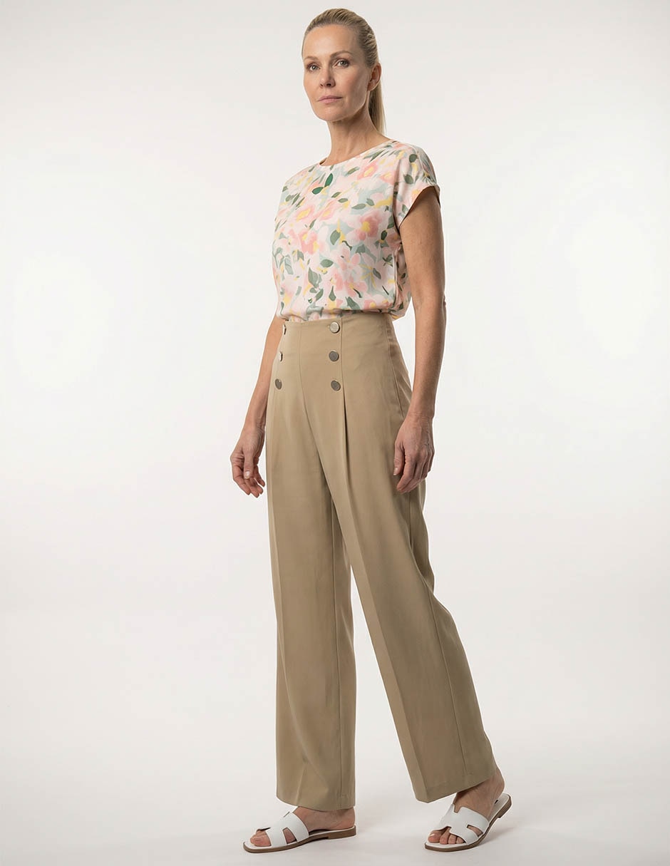 Blusa La Mode manga corta para mujer