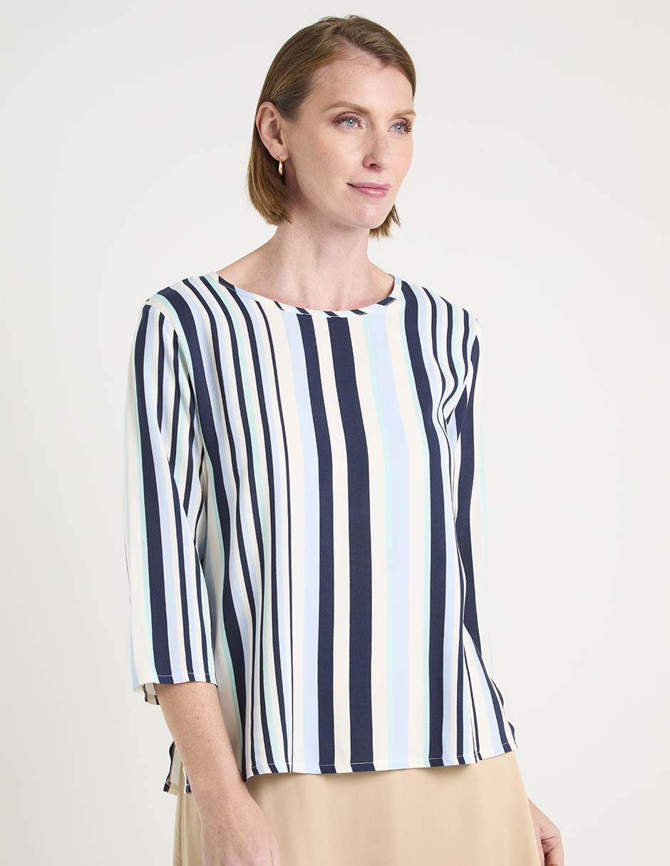 Blusa manga 3/4 para mujer 1