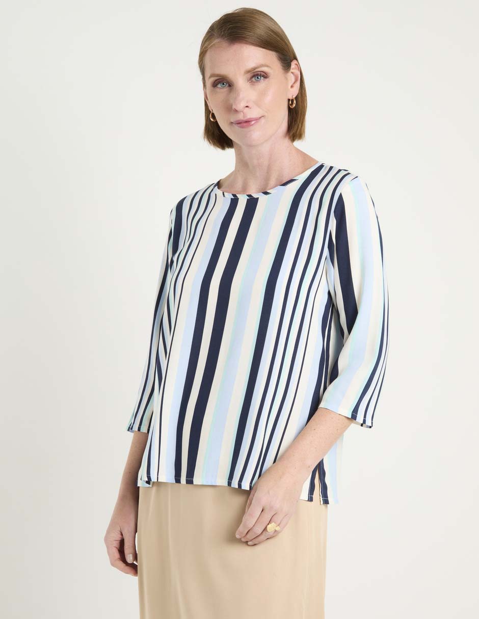 Blusa manga 3/4 para mujer 8