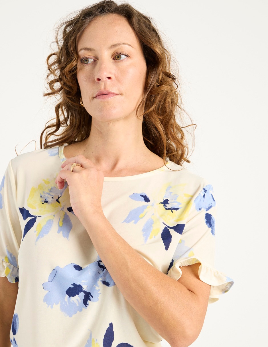 Blusa manga corta para mujer 10