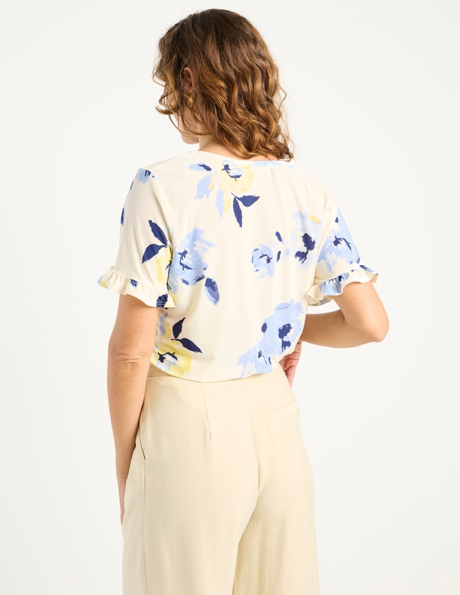 Blusa manga corta para mujer 12