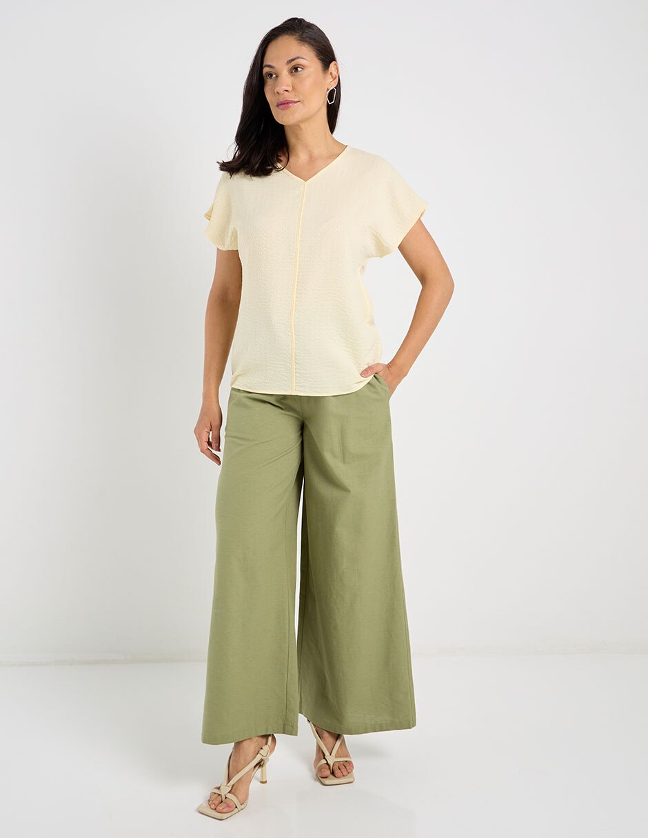 Blusa La Mode manga corta para mujer 7