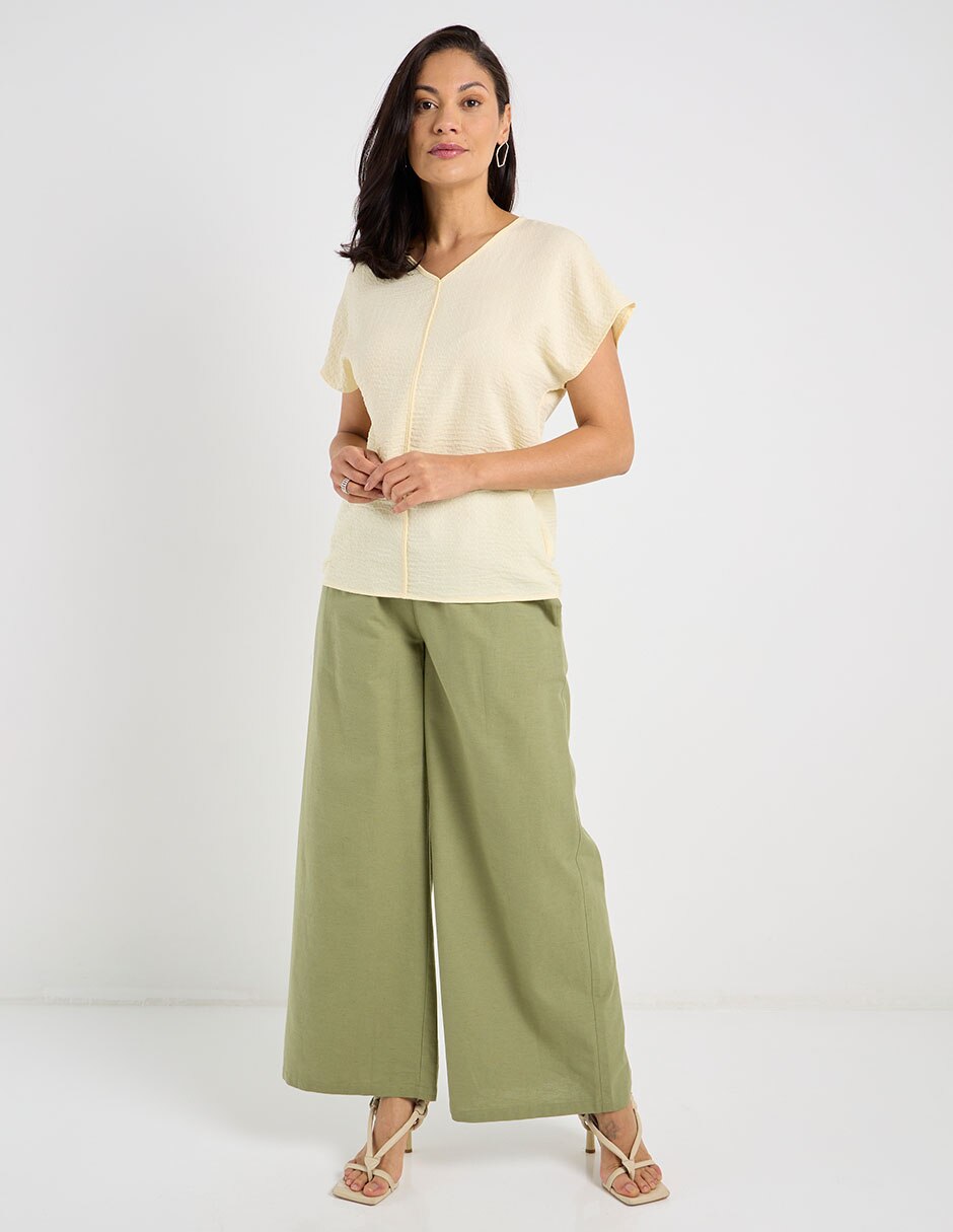 Blusa La Mode manga corta para mujer 8