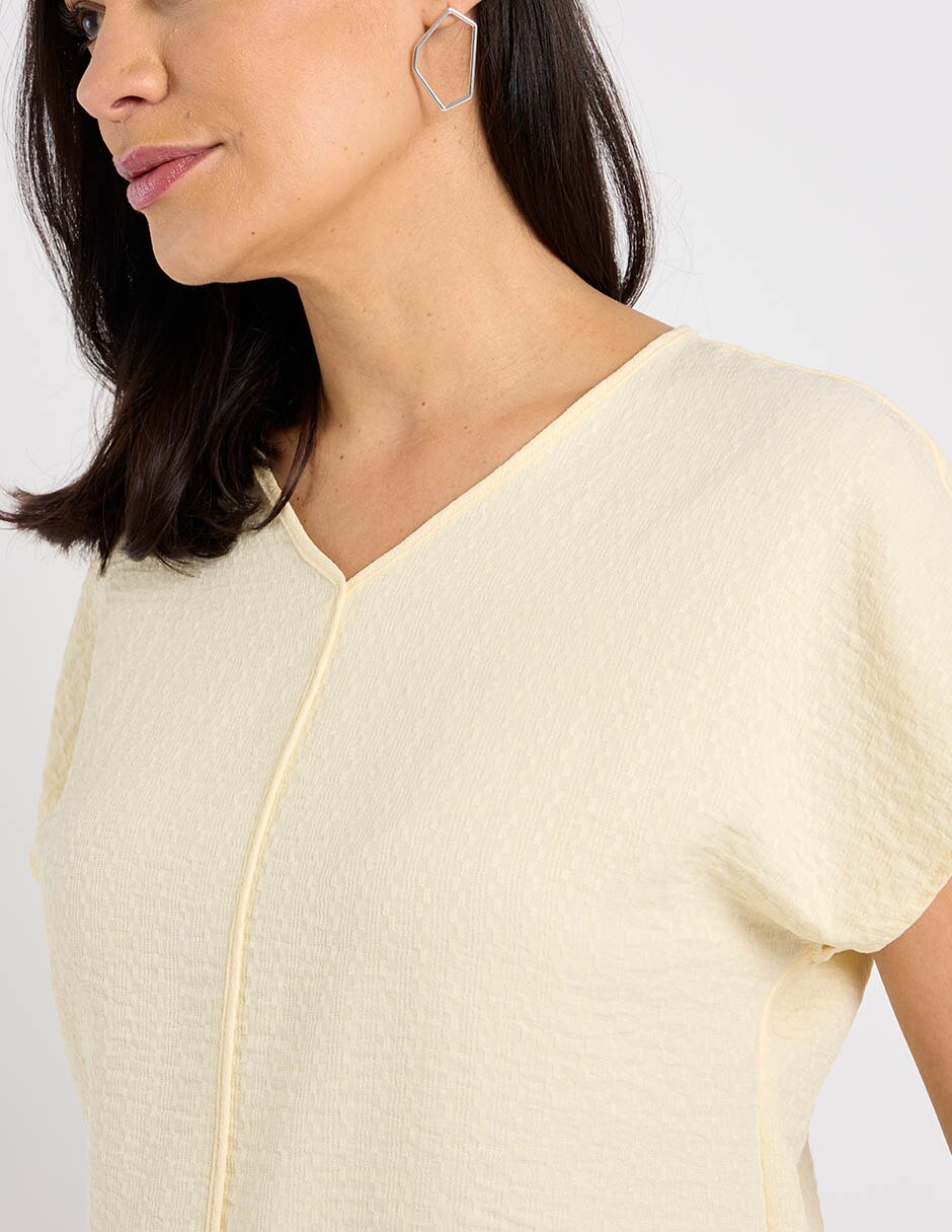 Blusa La Mode manga corta para mujer 9