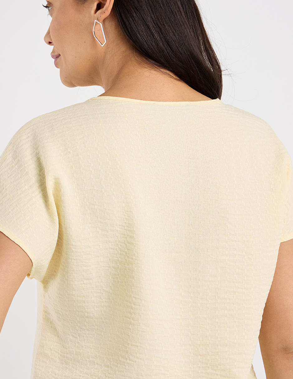 Blusa La Mode manga corta para mujer 10