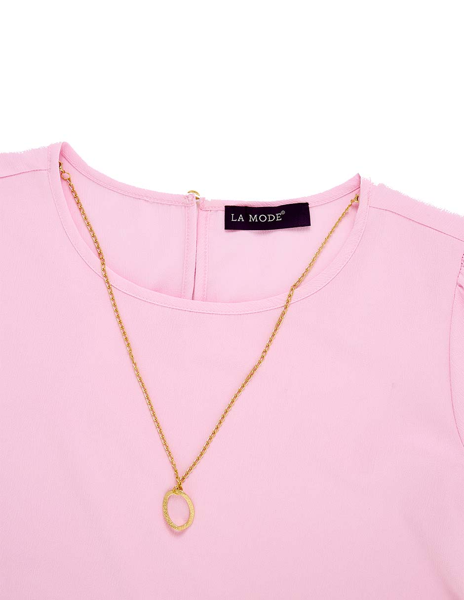 Blusa manga corta para mujer 10