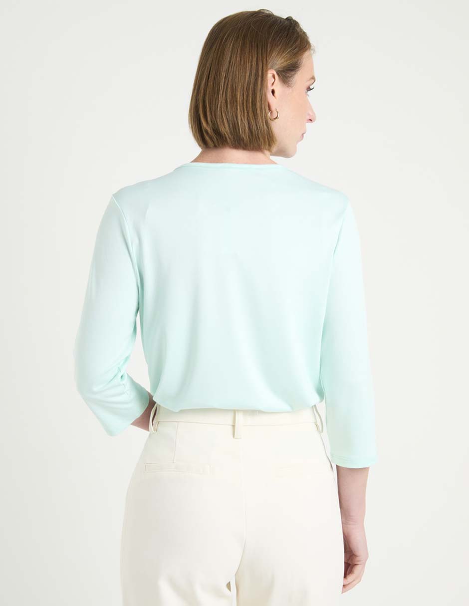 Blusa manga 3/4 para mujer 12