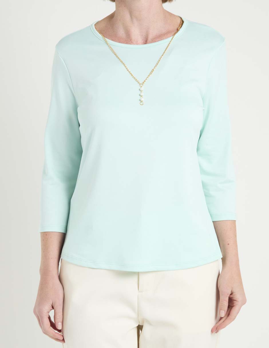Blusa manga 3/4 para mujer 13