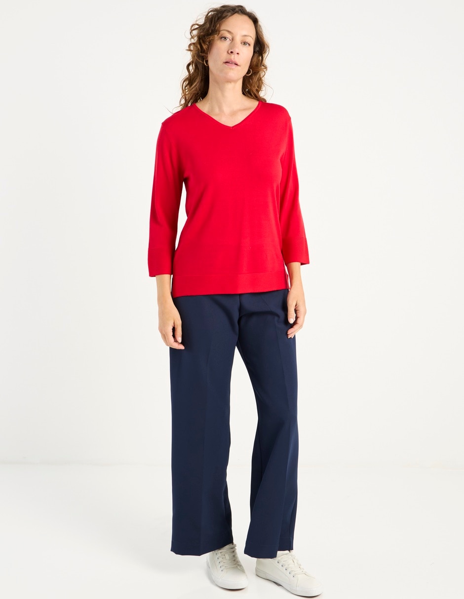 Blusa manga 3/4 para mujer 8